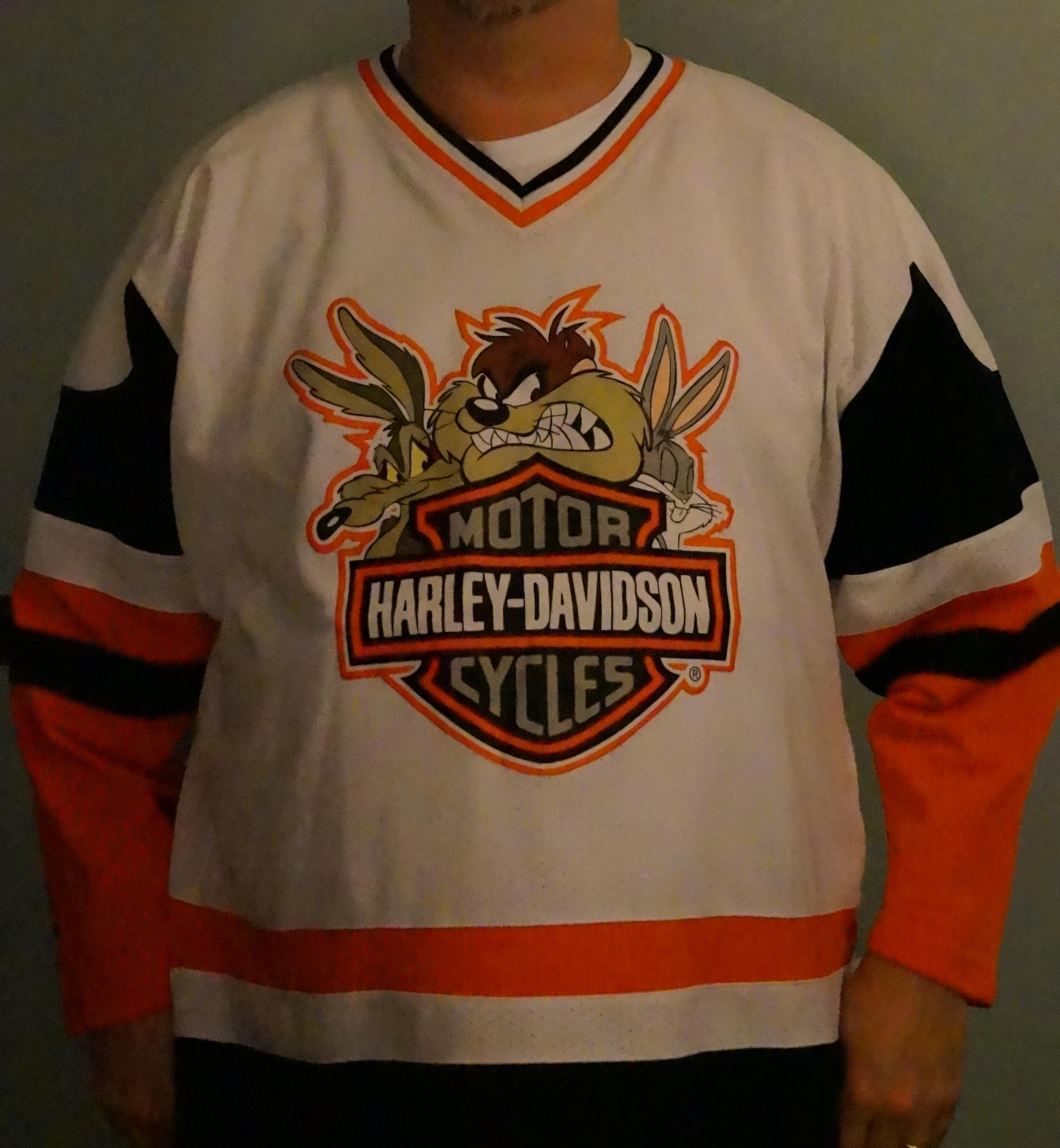 harley davidson hockey jersey